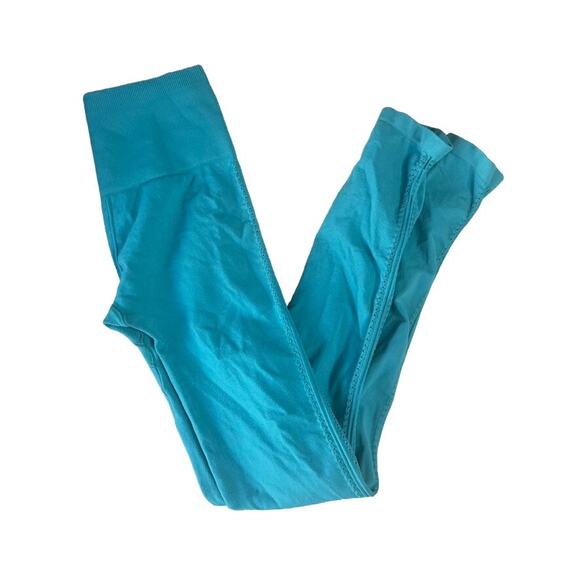 FP Movement Teal Blue‎ Seamless High Waist Athleisure Leggings Womens XS S - Picture 1 of 2